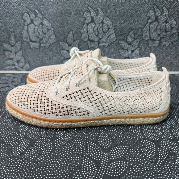 Cole Haan Cloud 3Eye Espadrille Loafer Oxford Boat Shoes Perforated 7B - Picture 1 of 7